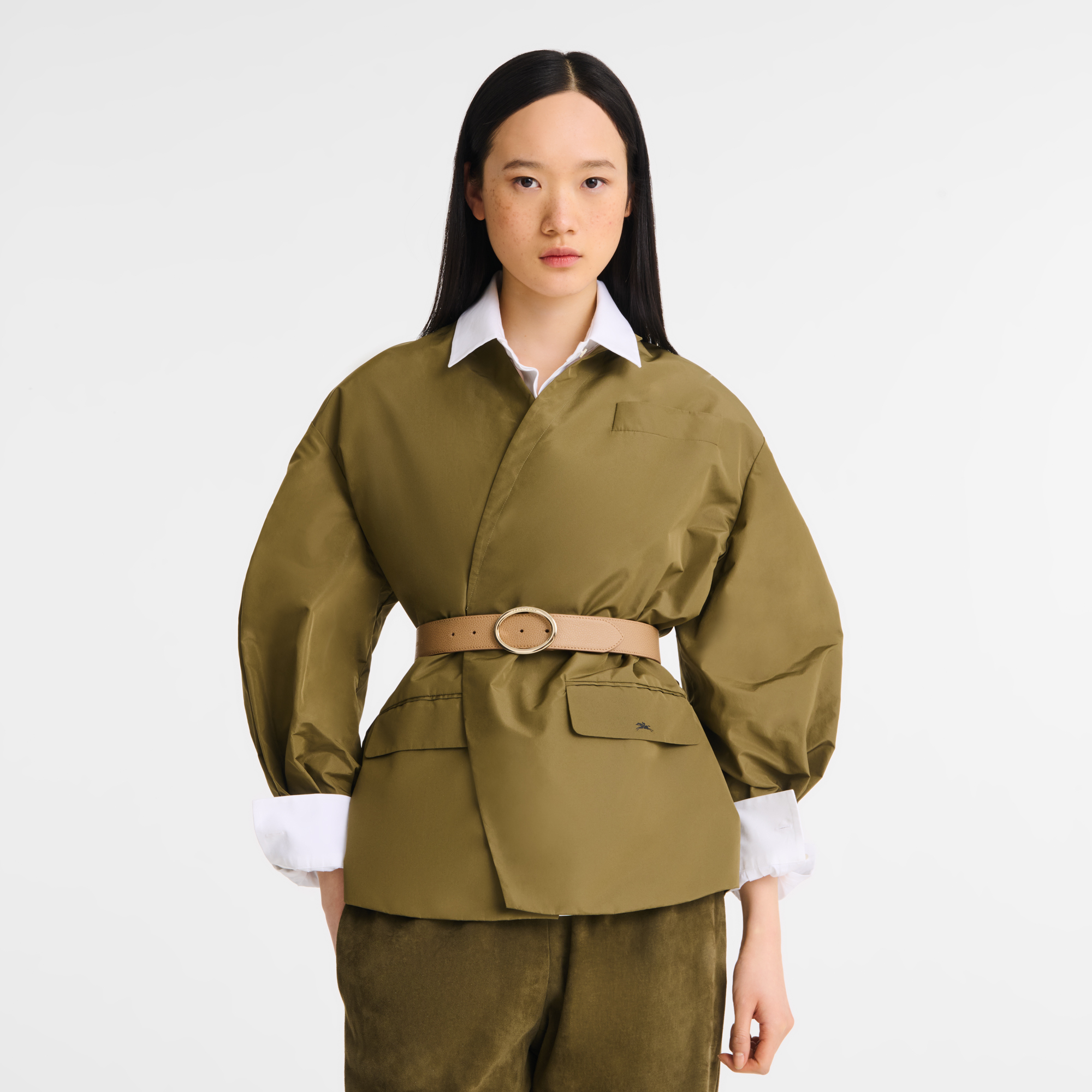 Le Foulonn&eacute; Ladies' belt, Biscuit