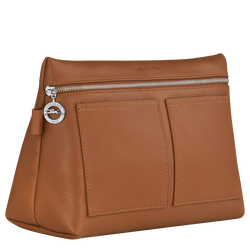 Le Foulonn&eacute; Toiletry case , Caramel - Leather