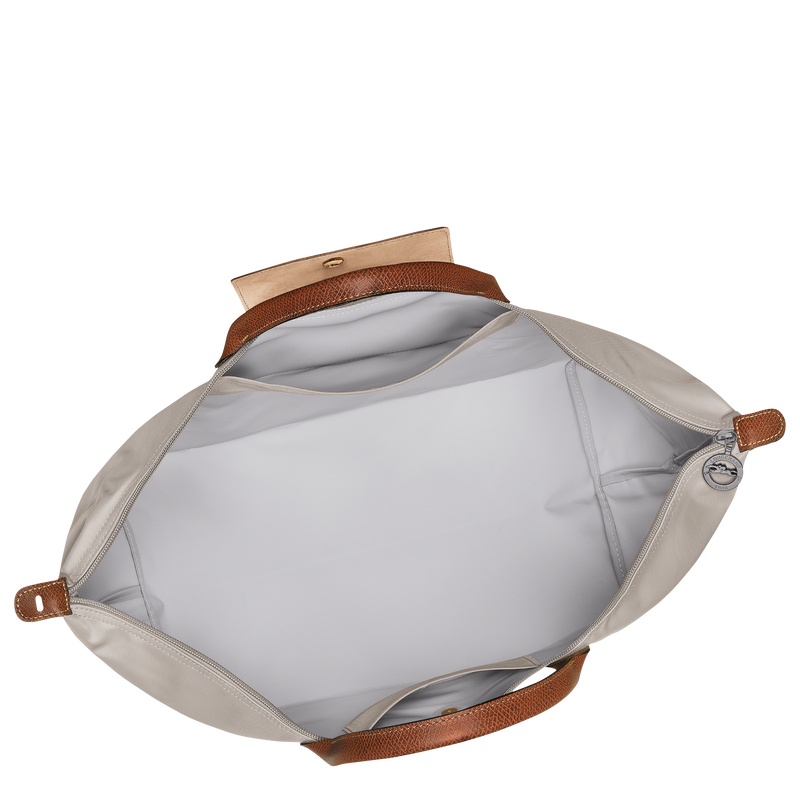 Le Pliage Original L Travel bag , Pebble - Recycled canvas  - View 5 of 7