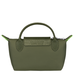 Le Pliage Green Pouch with handle, Forest