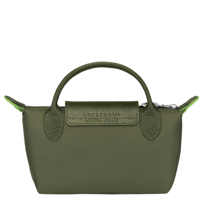 Le Pliage Green Pouch with handle, Forest