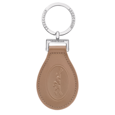 Le Foulonné Key ring , Biscuit - Leather