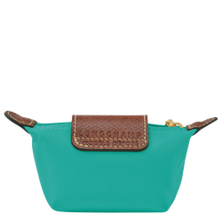 Le Pliage Original Coin purse , Turquoise - Recycled canvas