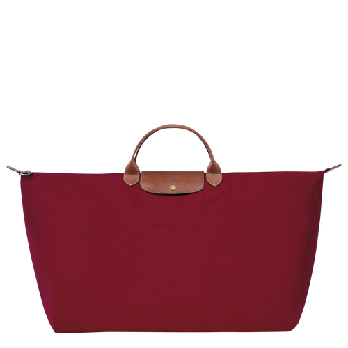 Le Pliage Original M Travel bag , Red - Recycled canvas - View 1 of 5