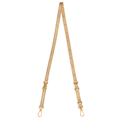 Le Pliage Xtra Shoulder strap , Gold - Leather