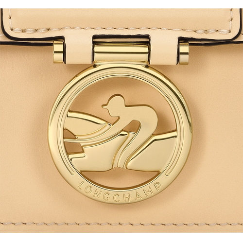 Box-Trot XS Crossbody bag , Straw - Leather - View 6 of  6