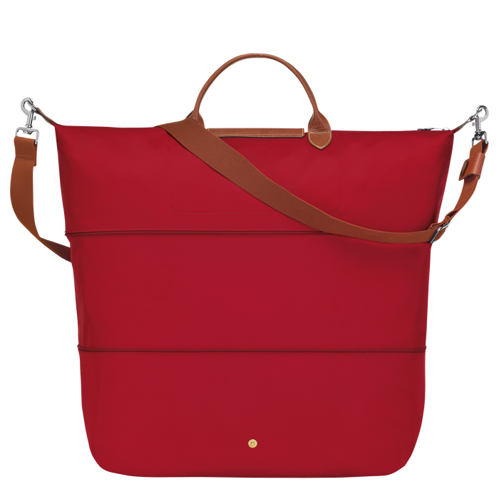 Le Pliage Travel bag expandable, Red