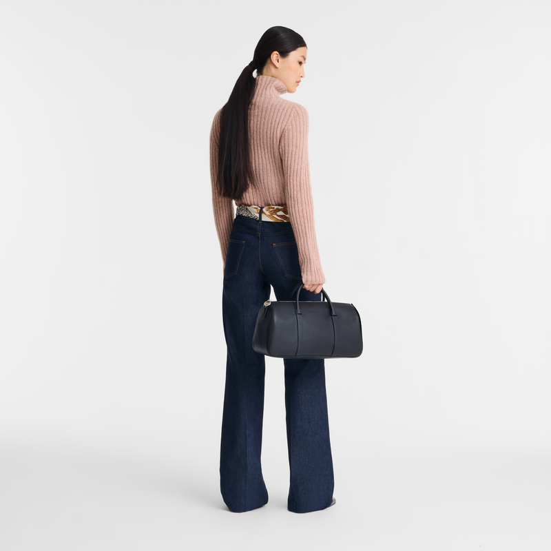 Borsa con manico L Daylong , Pelle - Nero  - View 2 of  6