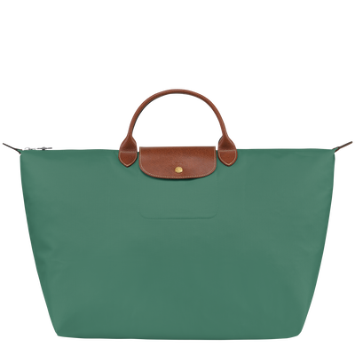 Le Pliage Original 旅行袋 L , 鼠尾草綠色 - 再生帆布