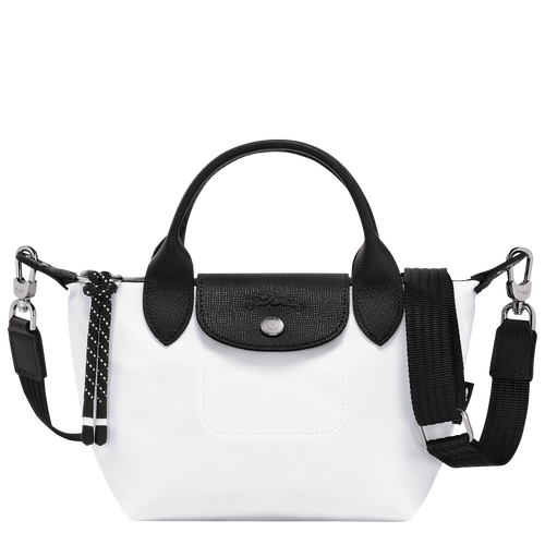 Handtasche XS Le Pliage Energy , Recyceltes Canvas - Weiss - Ansicht 1 von 5