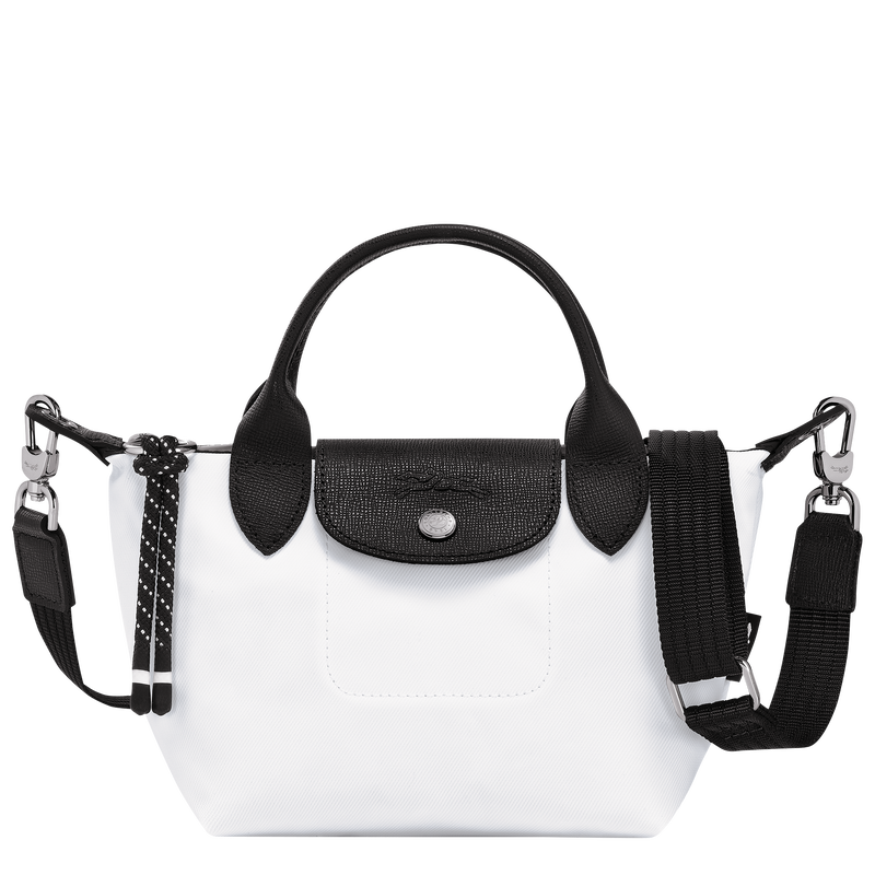 Le Pliage Energy Bolso con asa superior XS , Lona reciclada - Blanco  - Vista 1 de 6