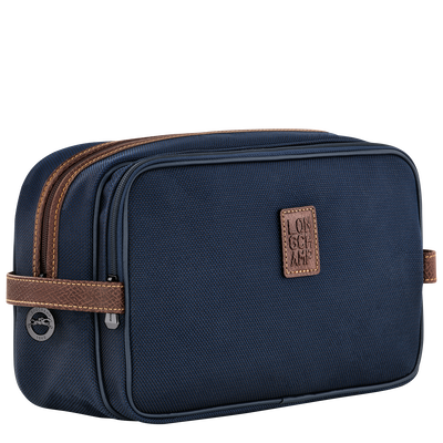 Boxford Toiletry case , Blue - Recycled canvas