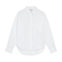 Shirt , White - Cotton poplin