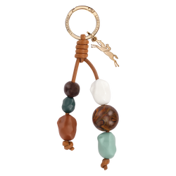 Le Pliage Xtra Key ring , Cashew - Leather