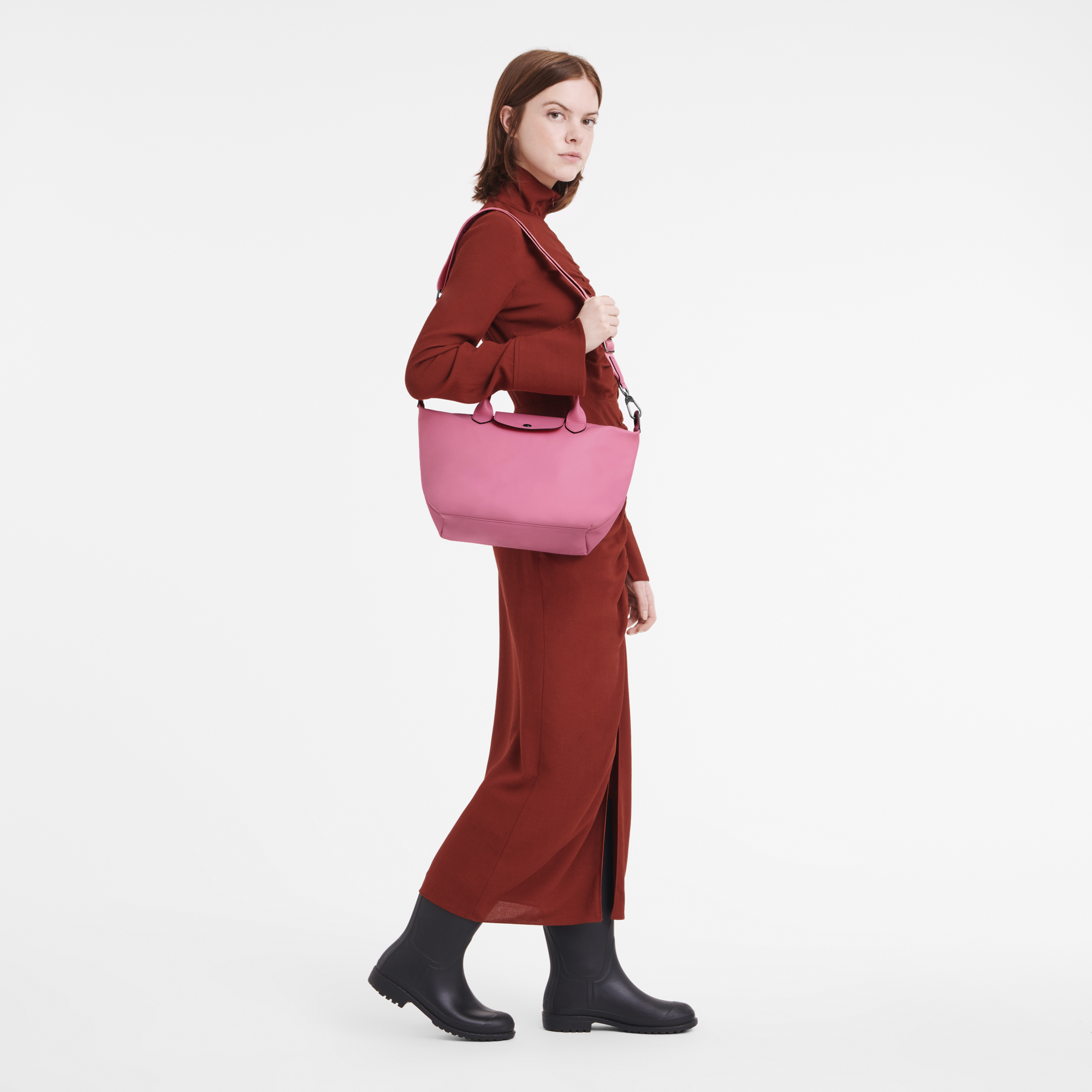 Le Pliage Xtra Handbag XS – Pink Leather – Factory Store