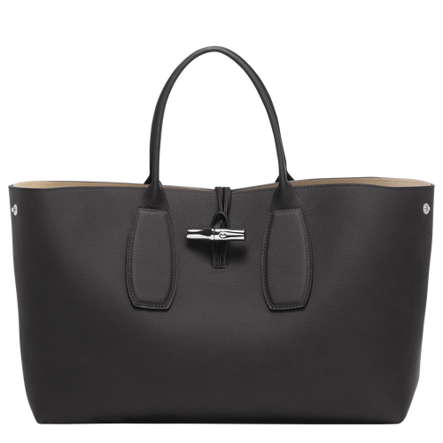 Bolso con asa superior L, Negro View 5 of Bolso con asa superior L, Negro, hi-res