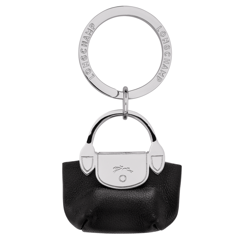 Le Pliage Xtra Key rings , Black - Leather  - View 1 of 1