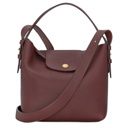 Le Cadence S Bucket bag , Burgundy - Leather