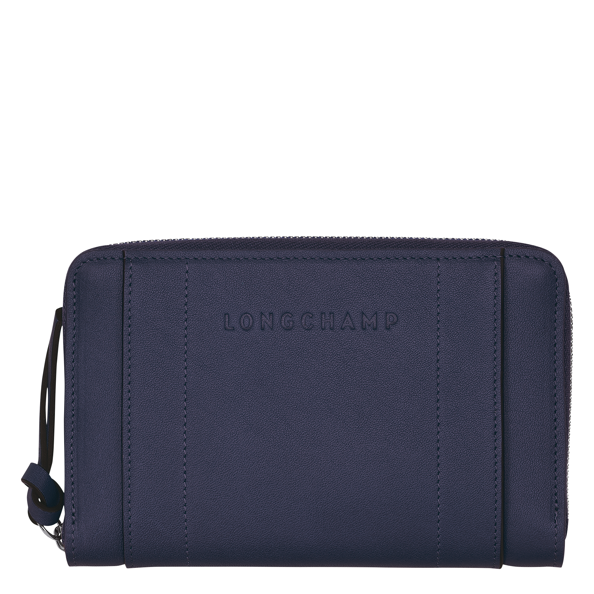 Longchamp 3D 錢包, 藍莓色