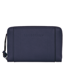 Longchamp 3D 錢包 , 藍莓色 - 皮革