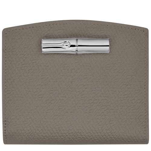 Brieftasche im Kompaktformat Le Roseau , Leder - Turteltaube - Ansicht 1 von 4