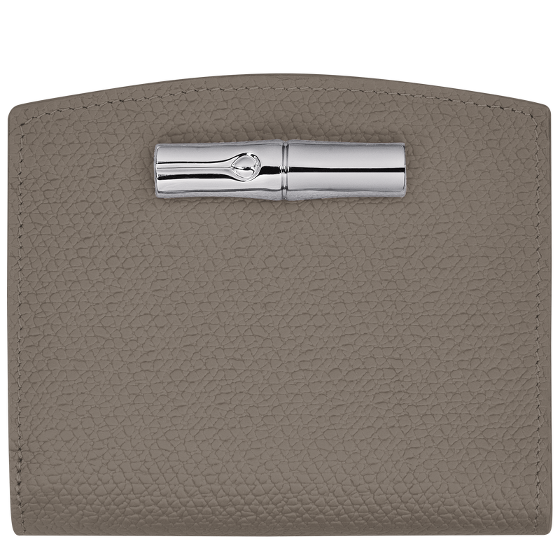 Brieftasche im Kompaktformat Le Roseau , Leder - Turteltaube  - Ansicht 1 von 4