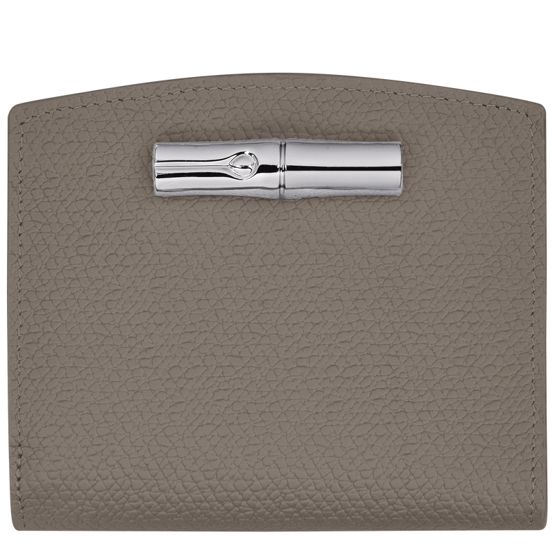 Brieftasche im Kompaktformat Roseau , Leder - Turteltaube  - Ansicht 1 von 4