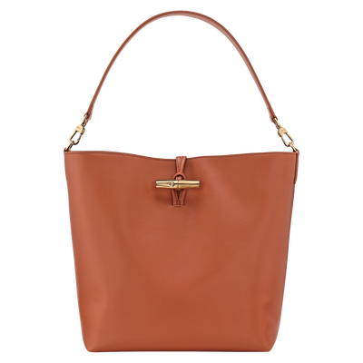 Le Roseau Hobo bag , Bark - Leather