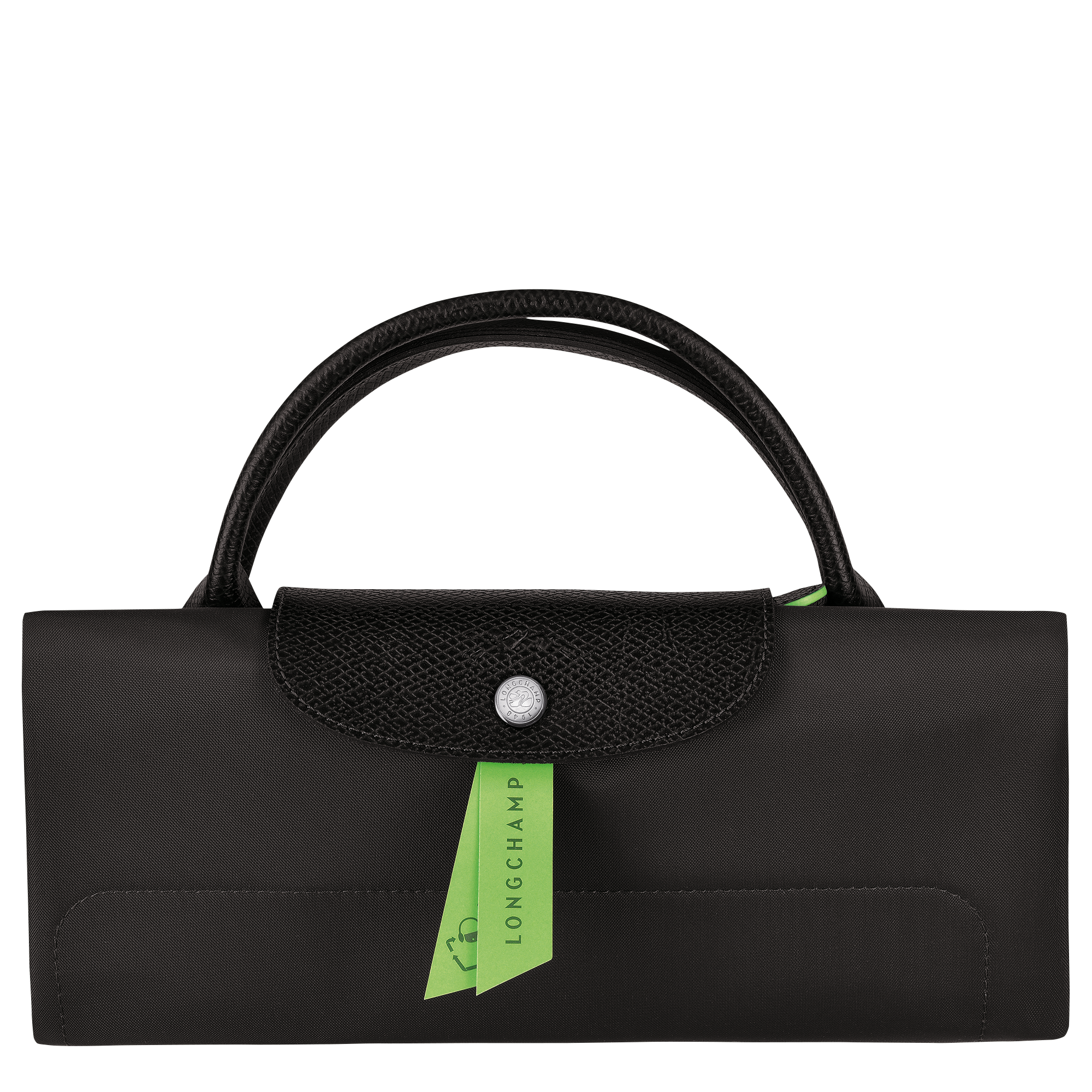 Longchamp black Medium Le Pliage Green Shoulder Bag | Harrods UK