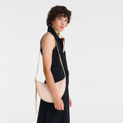 Le Foulonné S Crossbody bag , Cream - Leather