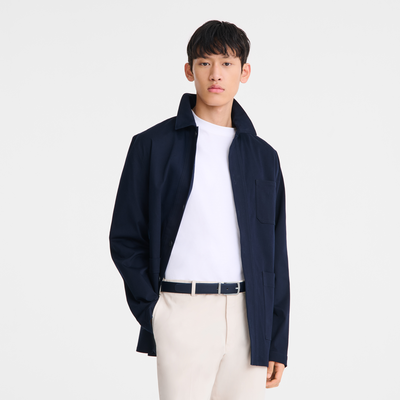 Delta Box Cinto para homem, Azul-marinho/Borgonha