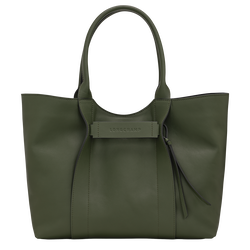 Longchamp 3D L Shoulder bag , Khaki - Leather