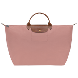 Le Pliage Original L Travel bag , Pink Tea - Recycled canvas