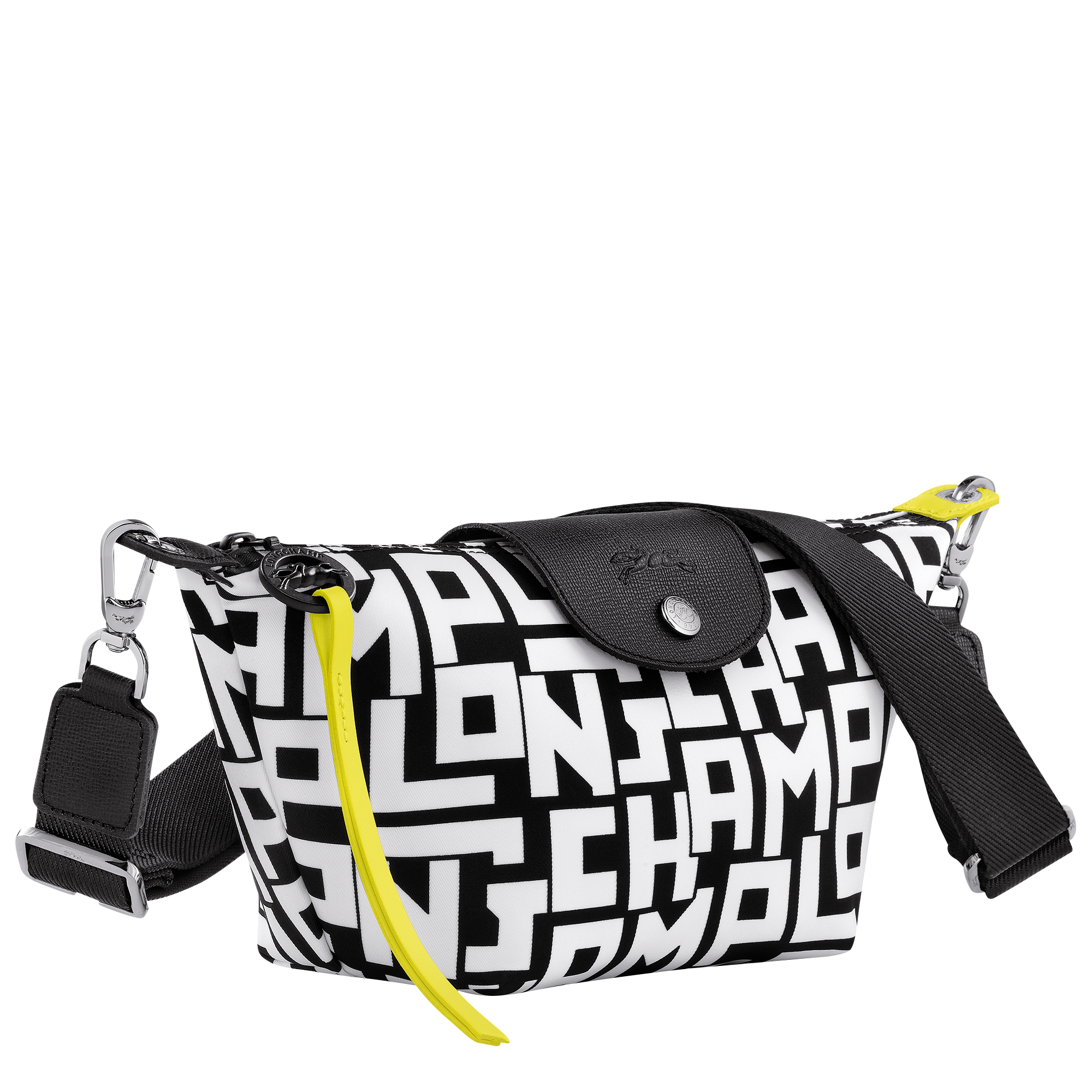 NWT Longchamp Le Pliage Filet Crossbody bag XS - Black