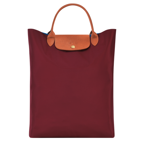 Le Pliage Re-Play Top handle bag, Red Lacquer