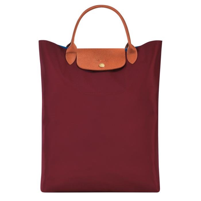 Le Pliage Re-Play Top handle bag, Red Lacquer