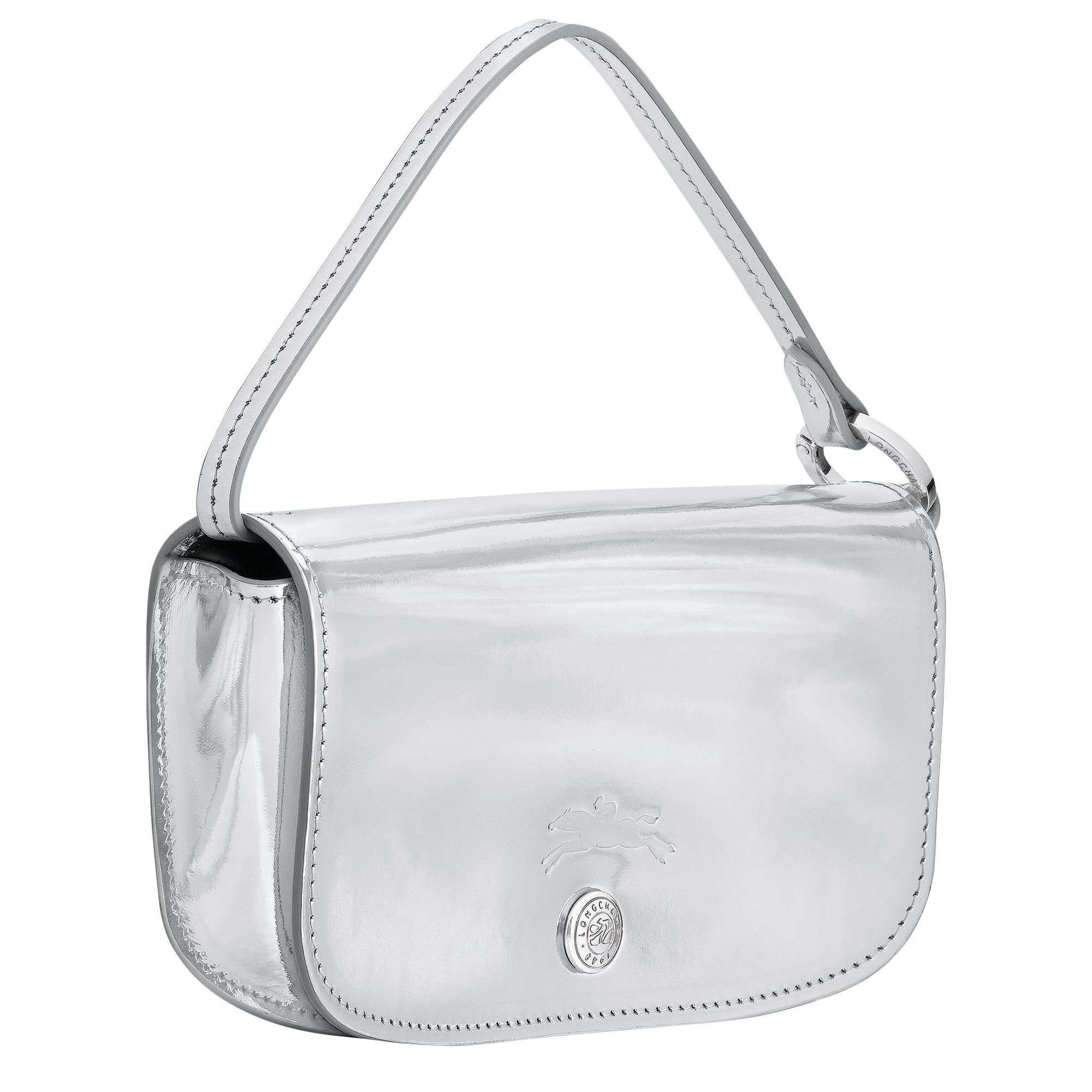 Le Roseau Estuche para gafas, Plateado