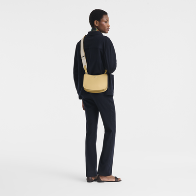 Sac bandouli&egrave;re S &Eacute;pure , Cuir - Foin