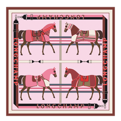 Paddock Longchamp Zijden sjaal 70 , - Ander
