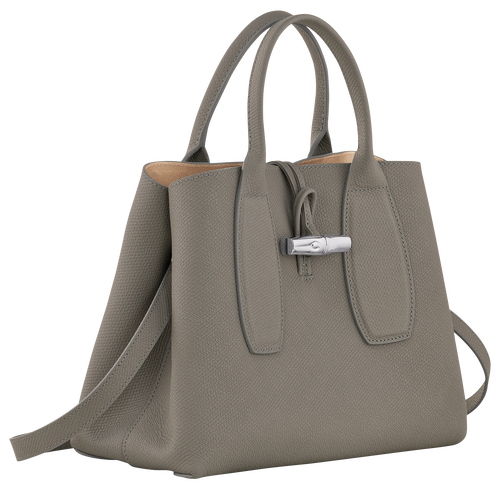 Le Roseau M Handbag , Turtledove - Leather - View 3 of 6