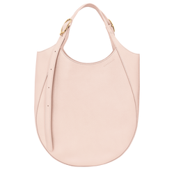 Le Foulonné XL Tote bag , Cream - Leather