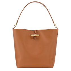 Carteira hobo M Le Roseau , Pele - Caju