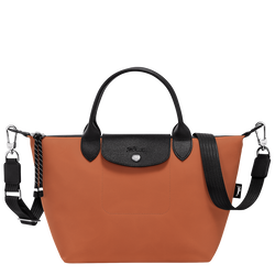 Le Pliage Energy Tas met handgreep aan de bovenkant S , Bruin - Gerecycled canvas