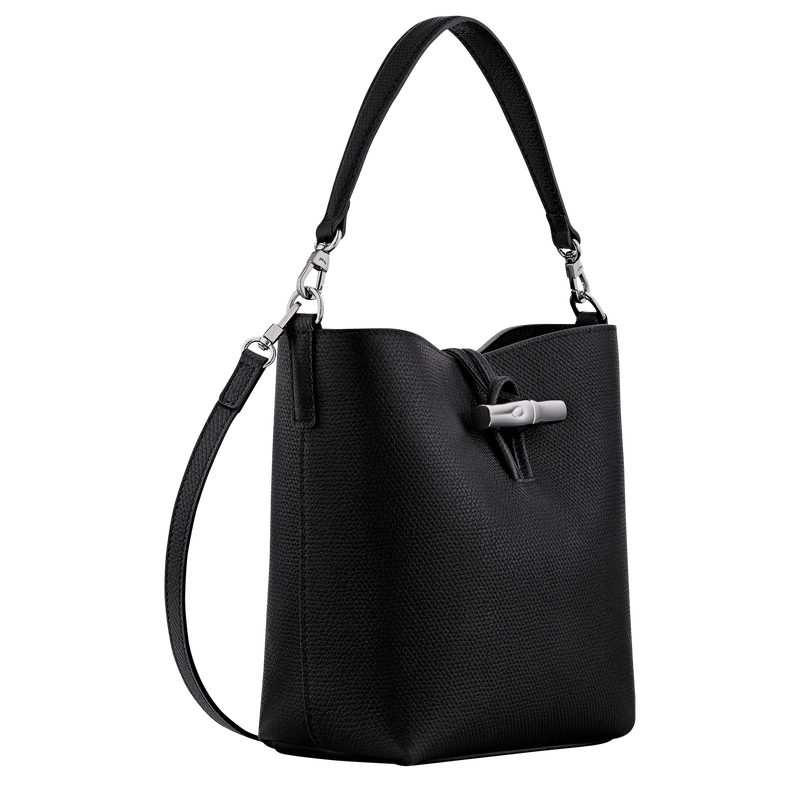 Bucket Bag XS Le Roseau , Leder - Schwarz  - Ansicht 3 von 6