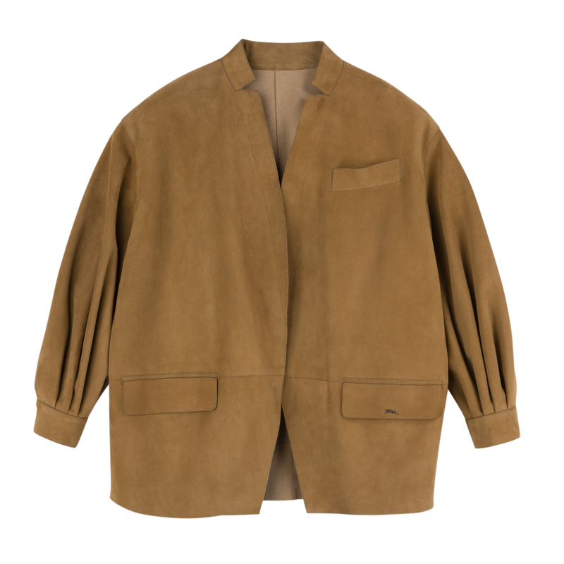 Chaqueta , Cuero - Desierto  - Vista 1 de 5