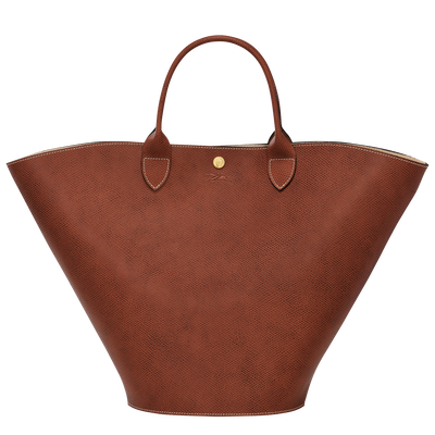 Sac cabas XL Épure , Cuir - Brun