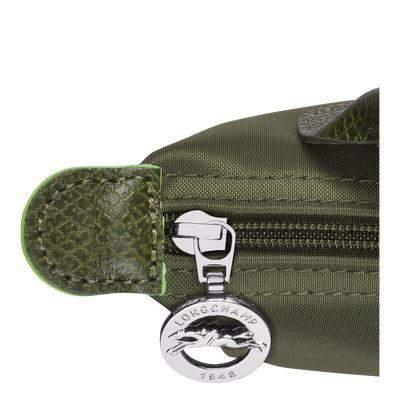 Pouch with handle, Forest - View 6 of
6 - zoom in Le Pliage Green Pouch with handle, Forest