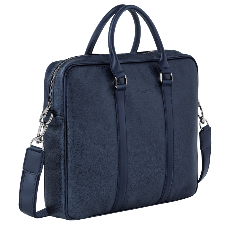 Aktentasche S Le Foulonné , Leder - Navy  - Ansicht 3 von 5