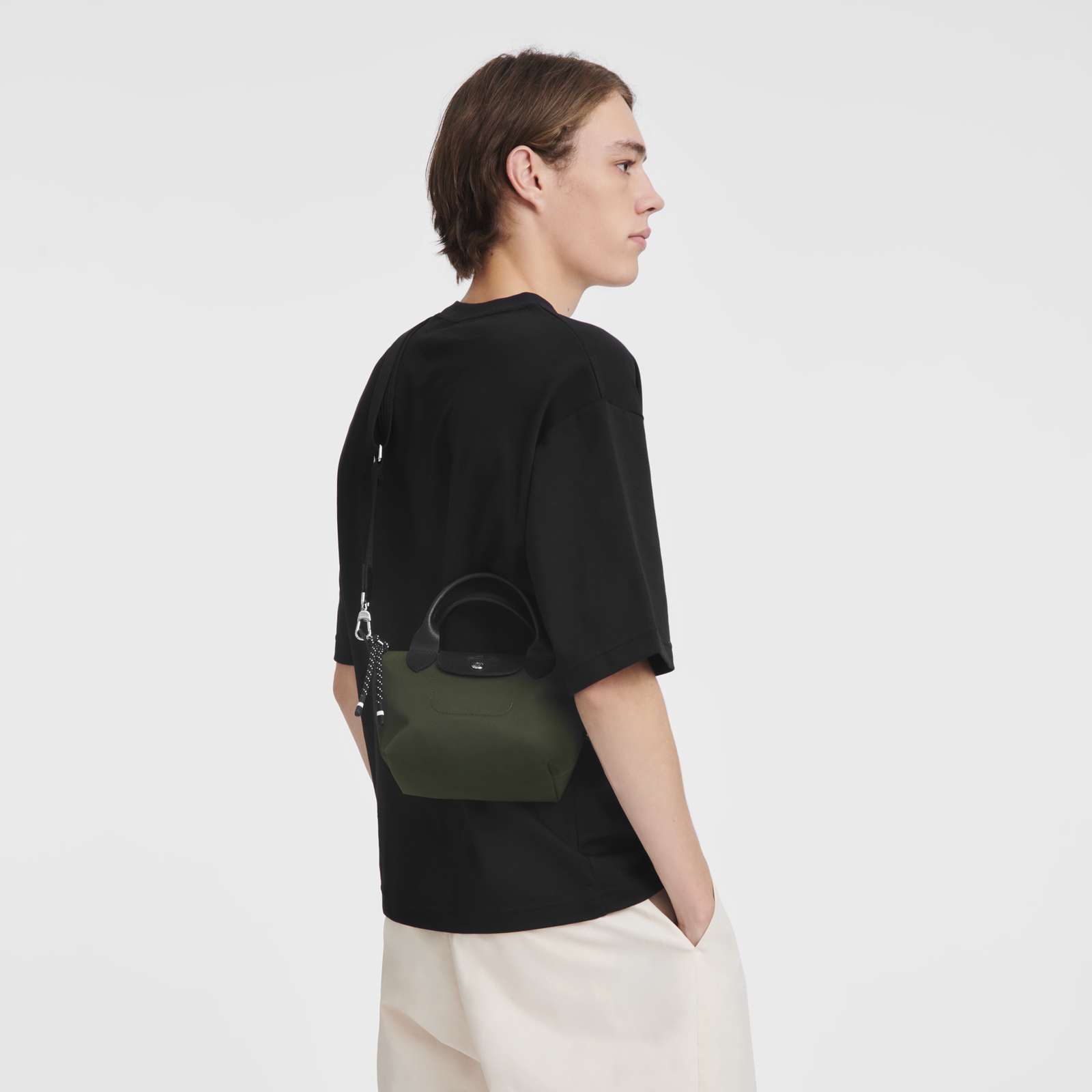 Sac sales longchamp kaki