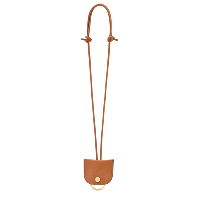 Le Pliage Xtra Key ring , Cashew - Leather